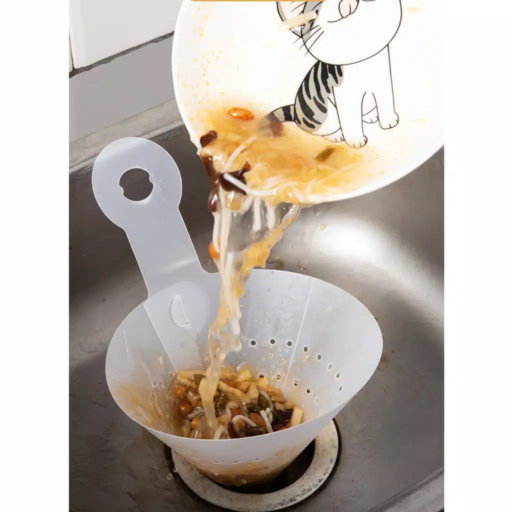 Penyaring Sampah Wastafel Dapur Saringan Dapur Lipat Filter Sampah Folding Drain Filter Multifungsi