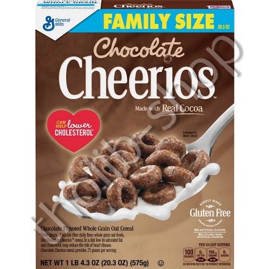 

general mills cheerios chocolate big family zise 575 gram