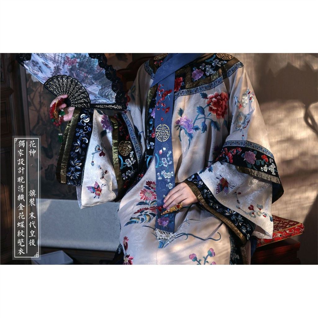 The last empress's cloak in spring 2022 new replica disc buckle placket high-end imitation embroider