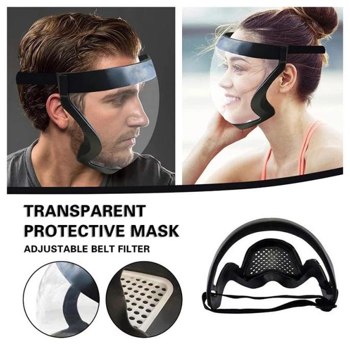 Face Shield Acrylic Active Shield Hybrid Full Face Cover Anti Fog