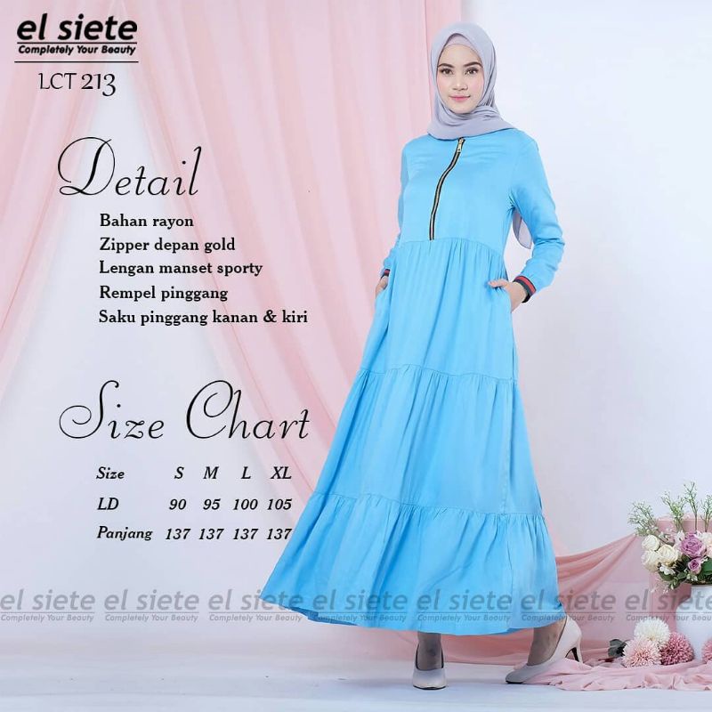 Dress Gamis/elsiete promo bahan rayon -LCT213