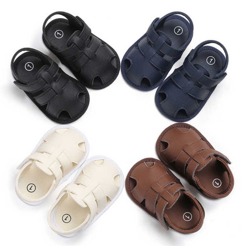 Sandal Bayi Prewalker Laki Laki Perempuan Umur 0 - 12 Bulan Sendal Bayi Laki Laki Perempuan 1 Tahun Sepatu Sendal Bayi Laki Laki Perempuan HK003