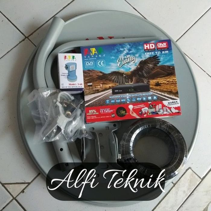 Promo paket lengkap parabola tanaka 45cm ninmedia matrix burger s1 s2 Murah