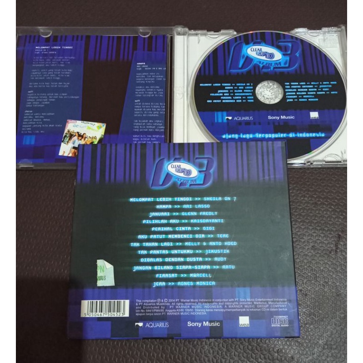 CD music Clear Top 10