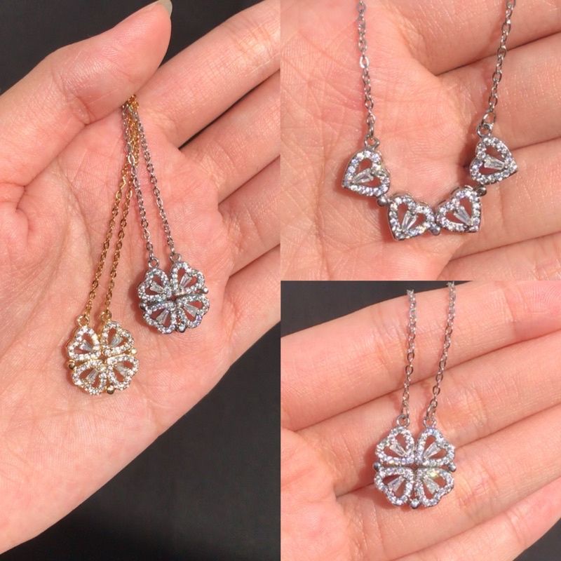 KALUNG TITANIUM WANITA LOVE DOUBLE 2 MODEL FASHION KOREA