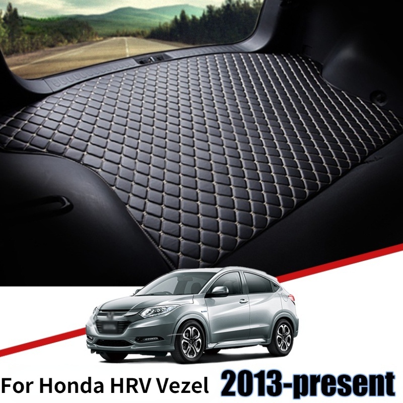 Matras Bagasi Mobil Bahan Kulit Premium Untuk Honda HRV XRV VEZEL 2013-2021
