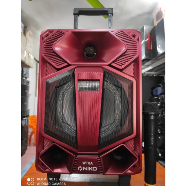 PROMO SPEAKER SALON KOPER AKTIF BLOUTHOT KARAOKE. SPEAKER NIKO WT8A. SPEAKER NIKO 8 INCHI