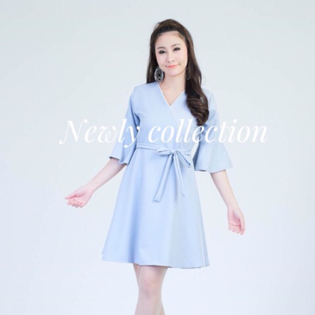 BAJU BANGKOK ORI DRESS KEKINIAN JI HYO REAL PICT PREMIUM IMPORT