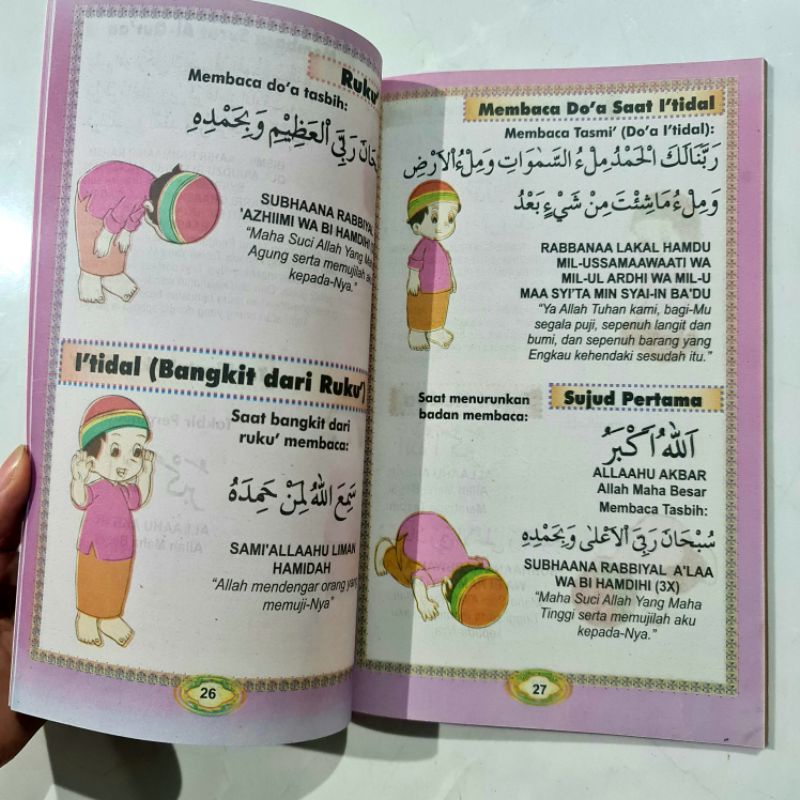 Buku Gemar Belajar Shalat dan Berdoa disertai Juz Amma Untuk Anak Anak Full Colour