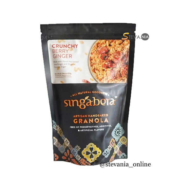 

Singabera Crunchy Berry Ginger Granola 400GR