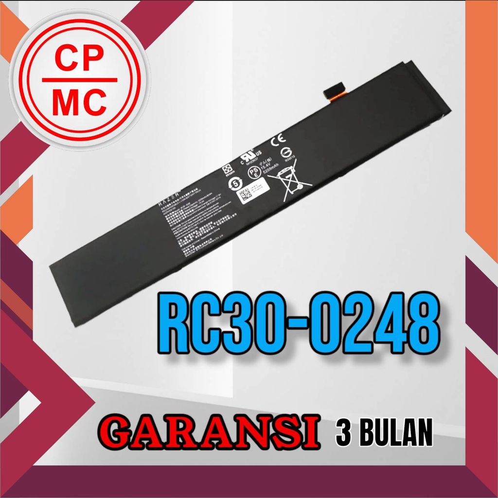 baterai Razer blade BOWEIRUI RC30-0248 15.4V 80Wh 5290mAh Razer blade 15 advanced