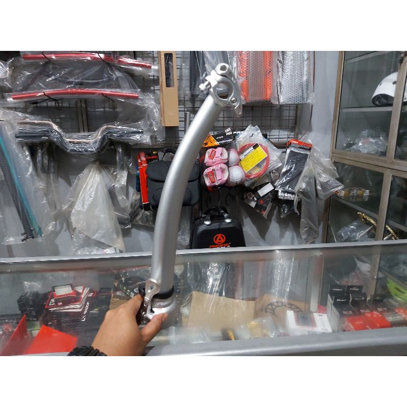 HANDLEPOST BENGKOK GT SEPEDA LIPAT 37CM SILVER