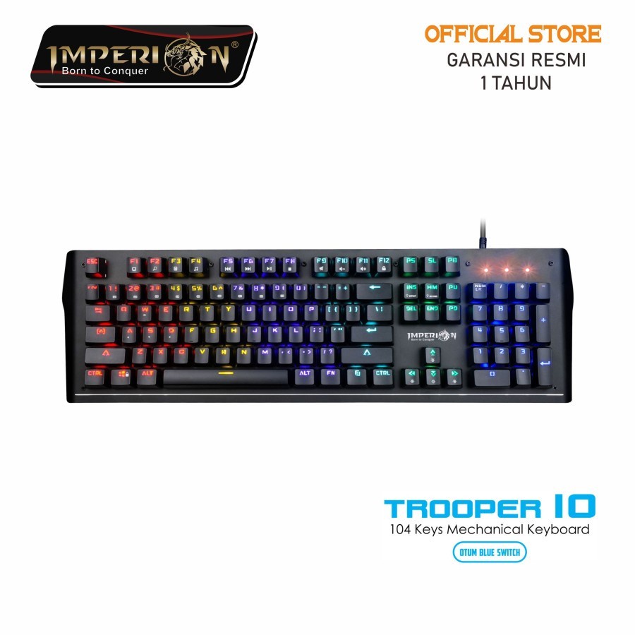 Keyboard Gaming Mechanical RGB Imperion Trooper 10 KGM10F