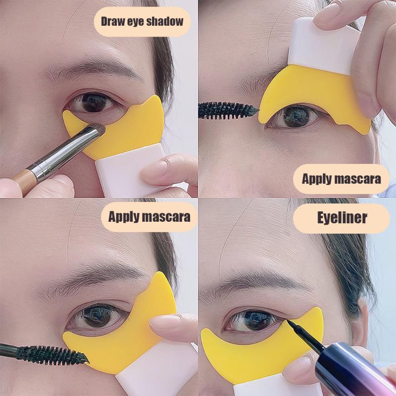 Aplikator multifungsi alat bantu mascara/ eyeliner/ lipstick/ eyeshadow bhn silicon