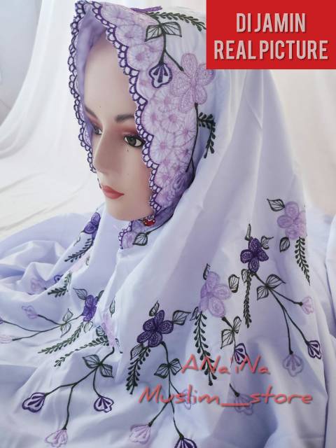 MUKENA POLINO MUKENA LAJURAN MUKENA TERUSAN MUKENA SANTRI PUTRI MUKENA BORDIR MOTIF RAMPYAK, SIMPEL
