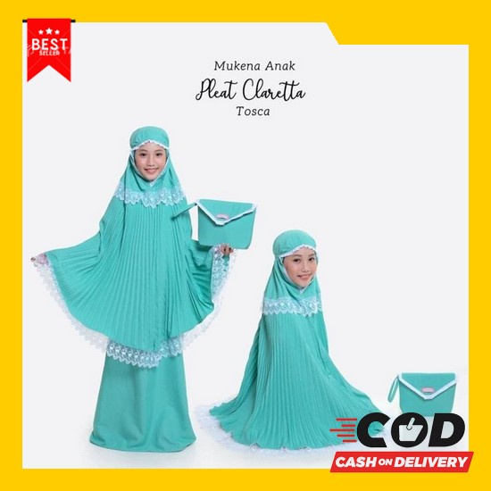 Mukena Anak Munna Mutia Bani Batuta Rabbani Ori Mukenah Anak Qy875 Hel Mukena Anak Pleat Claretta