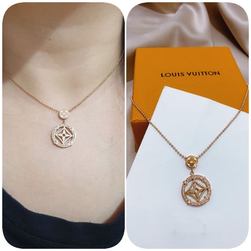 Kalung Titanium asli Rosegold elv Premium Quality Anti karat Kalung Stainless steel 881