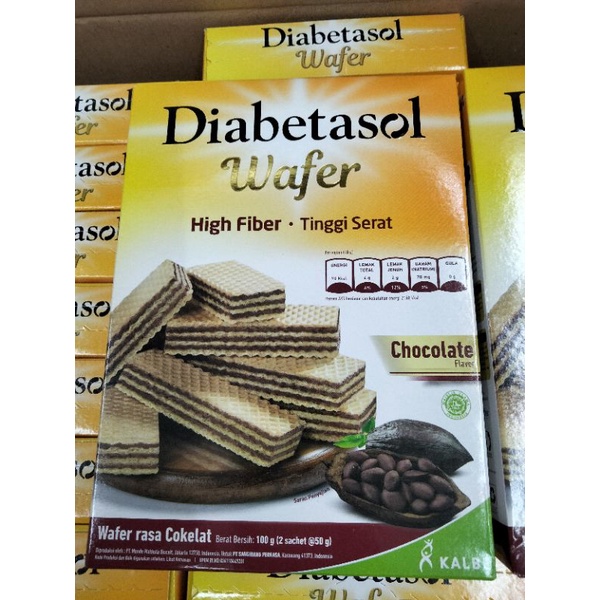 

wafer rasa coklat diabetasol