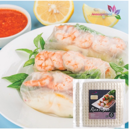 Rice Paper Bulat 500gr/ 50 lembar/Banh Trang High Quality Rice Paper / Kulit Lumpia Vietnam Rice Paper (halal)/ rice roll spring roll