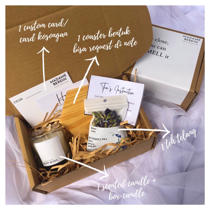

⚡BIG SALE NATAL⚡Gift Set Scented Candle ExtraButterfly| Hampers Reed Diffuser Wedding Gift | Kado Ultah Nikah | Wedding Hampers