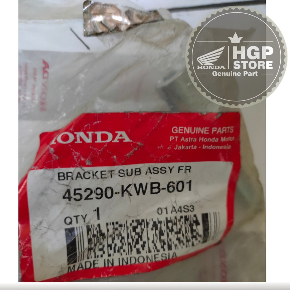 BRACKET DUDUKAN KALIPER REM BLADE 45290KWB601 ORI HGP AHM