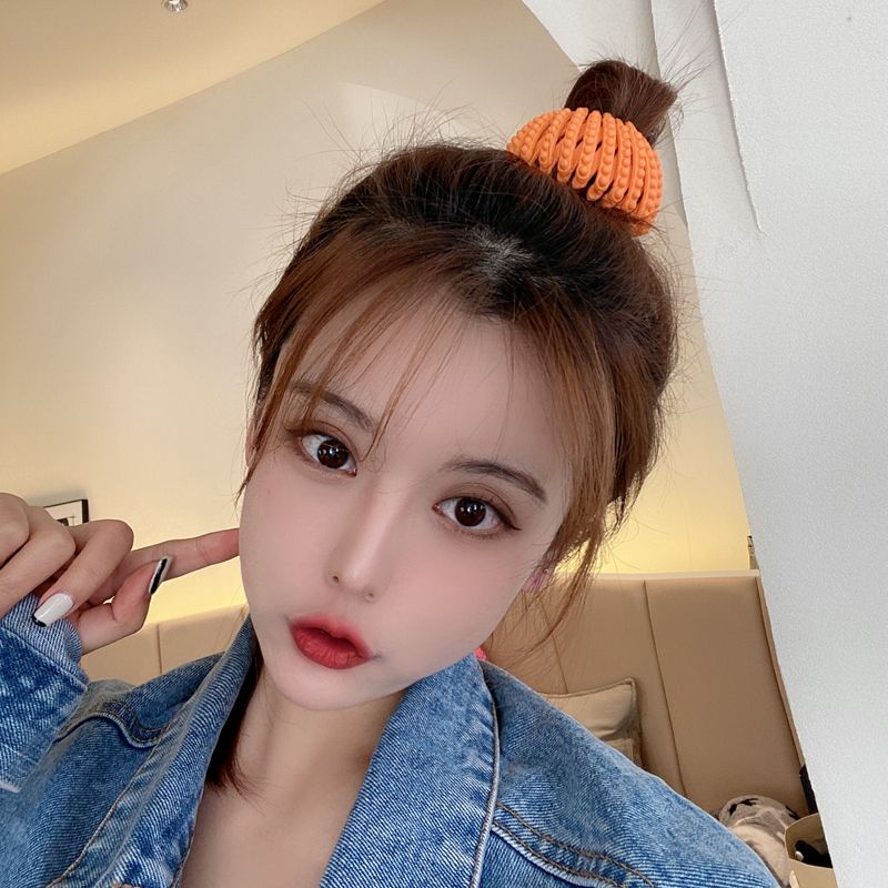 Jepit rambut cepol korea gurita silicon/ sanggul / ponytail hairclip gurita
