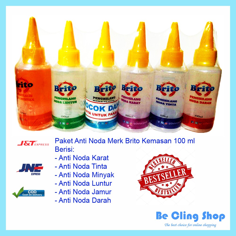 Penghilang Noda, Penghilang Noda Pakaian, Paket Anti Noda