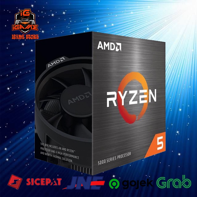 AMD Ryzen 5 5500 3.6GHz 6 Cores 12 Threads Zen 3 Cezanne AM4 NAMPOLL