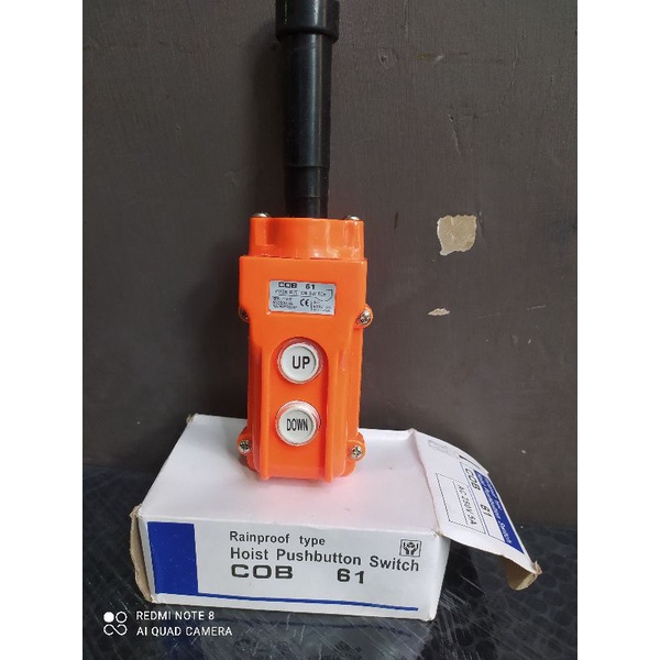 Remote chain hoist electric hoist pushbutton switch