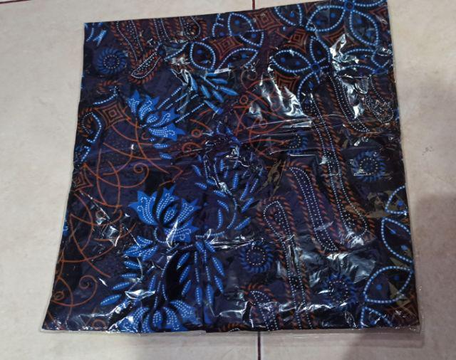 Hot Item Kemeja Hem Batik Pria Pekalongan Terfavorit Lengan Pendek Size M L Xl