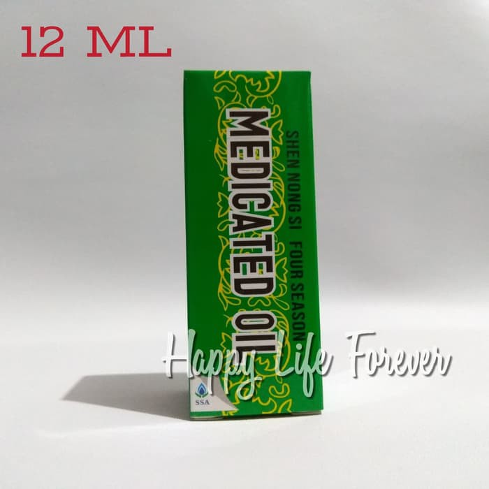 Medicated Oil - Shen Nong Si Four Season 12 ml / 12 cc - minyak angin