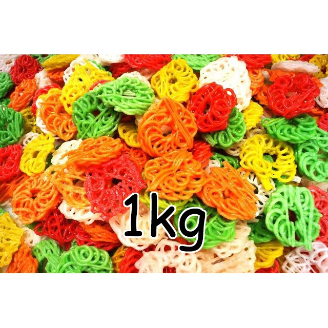 Kerupuk Mawar Mentah (Bahan Seblak) 1kg | Shopee Indonesia