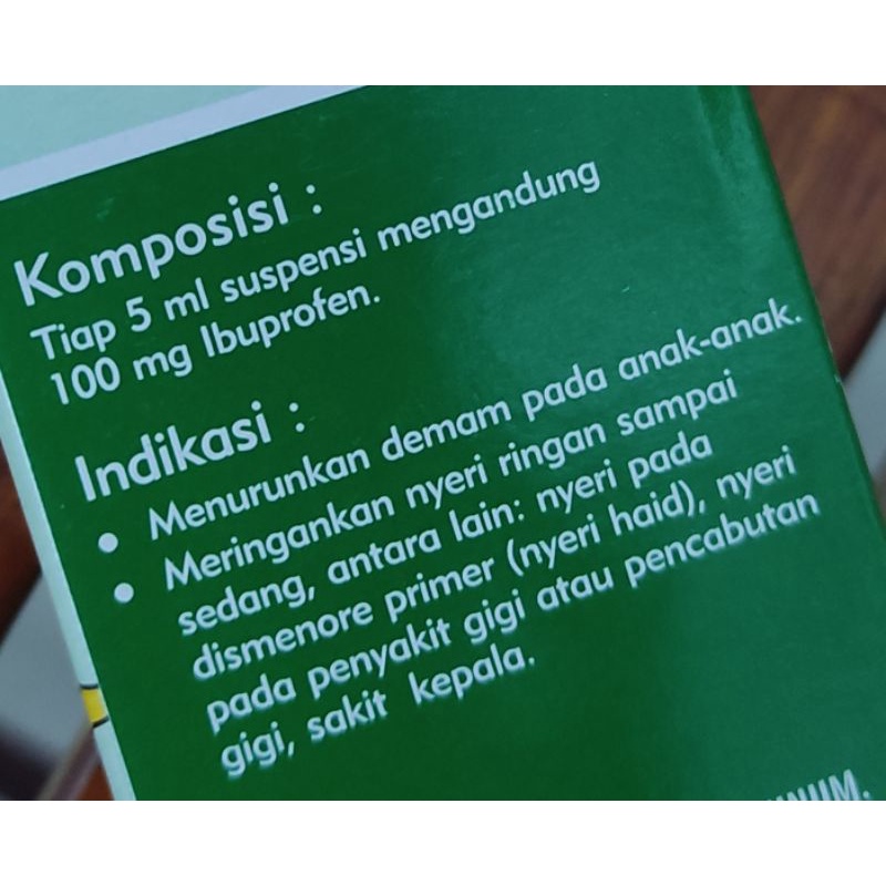 Proris Sirup / Pereda Nyeri / Sakit Gigi / Sakit Kepala / Demam