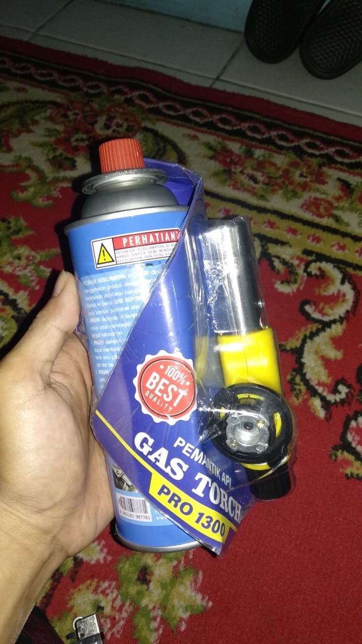 Paket Bundling Gas Torch Dan Hicook 230 Gram Burning Up To 1300c