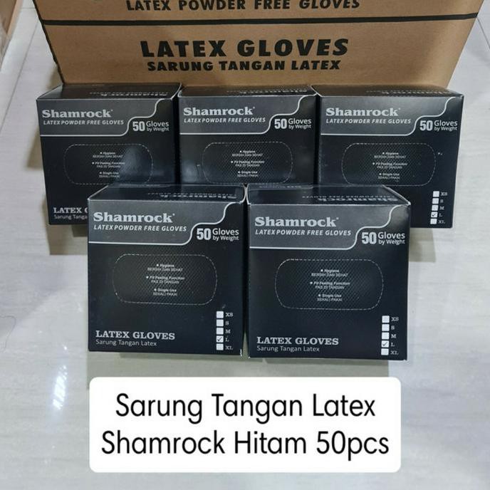 

Shamrock warna hitam non powder size L