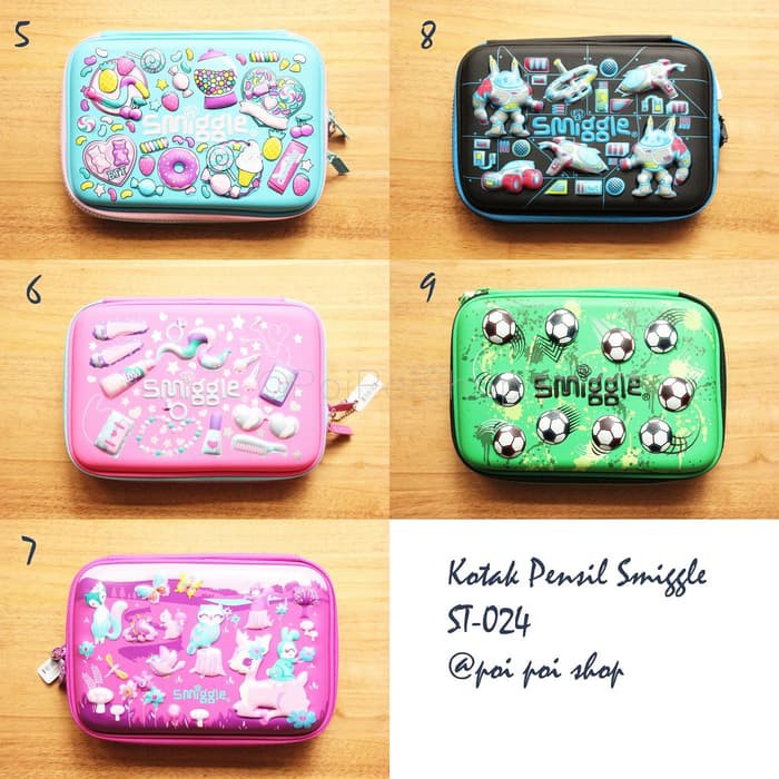

Kotak Tempat Pensil Smiggle Alat Tulis Pencil Case Organizer Hardtop