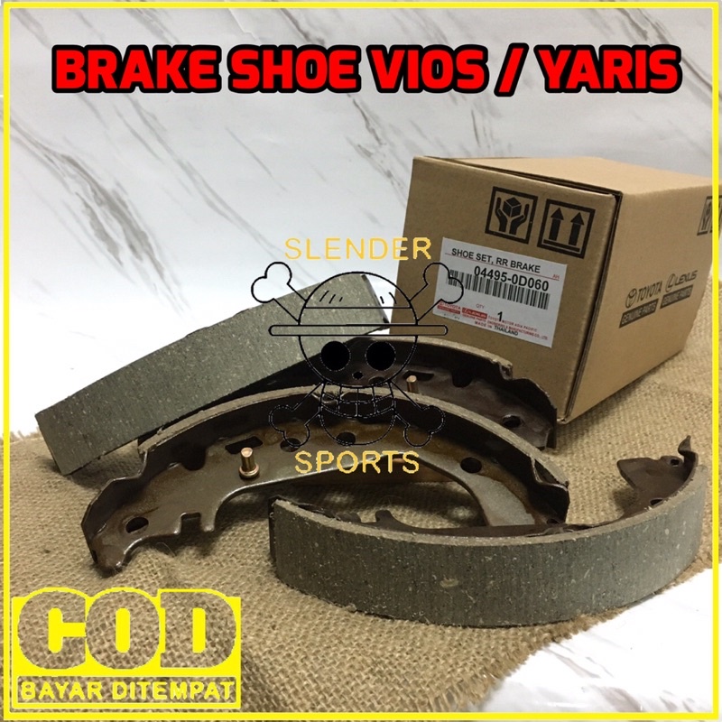 KAMPAS REM BELAKANG VIOS NEW YARIS - BRAKE SHOE VIOS YARIS LIMO ALTIS