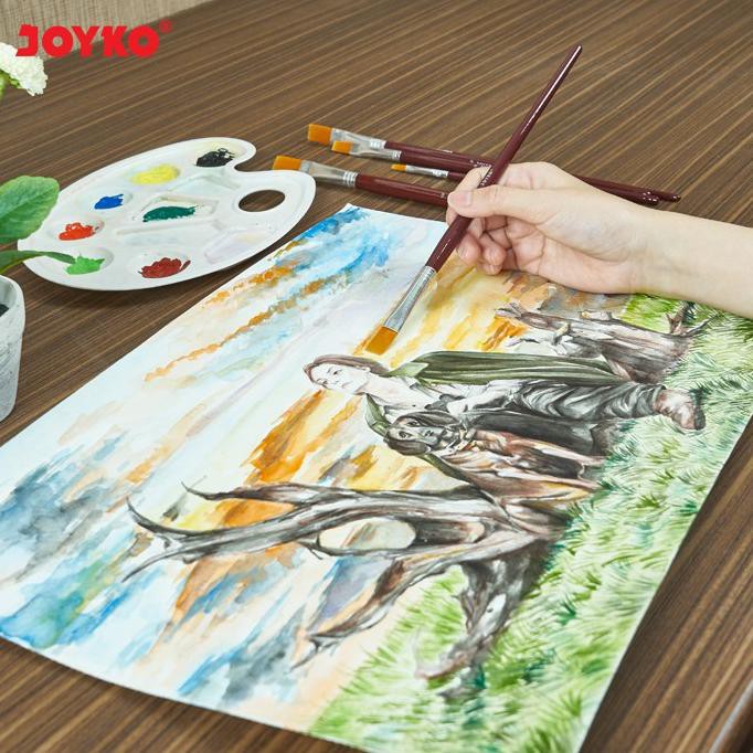 

Brush / Kuas Cat Air / Cat Minyak / Lukis / Acrylic Joyko BR-4 (ART. Q8219)