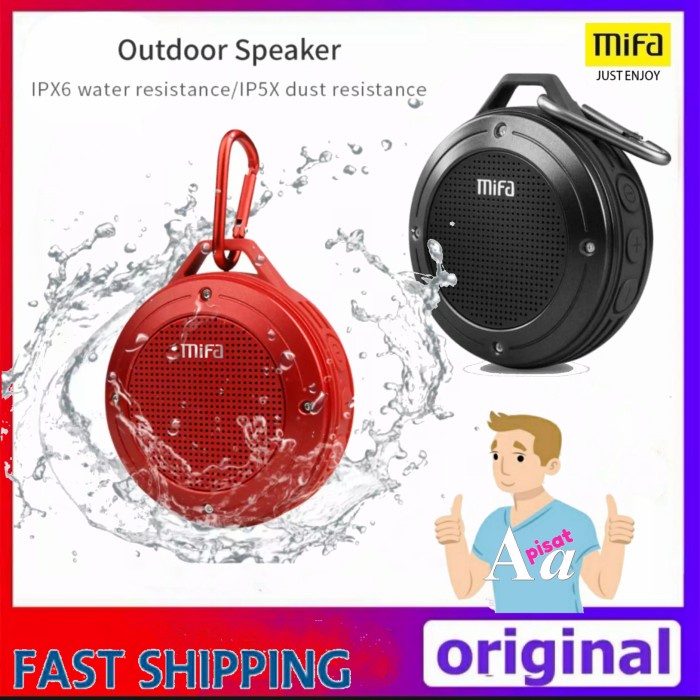Speaker Wireless Bluetooth Mifa F10 Xiaomi Portable Outdoor Original