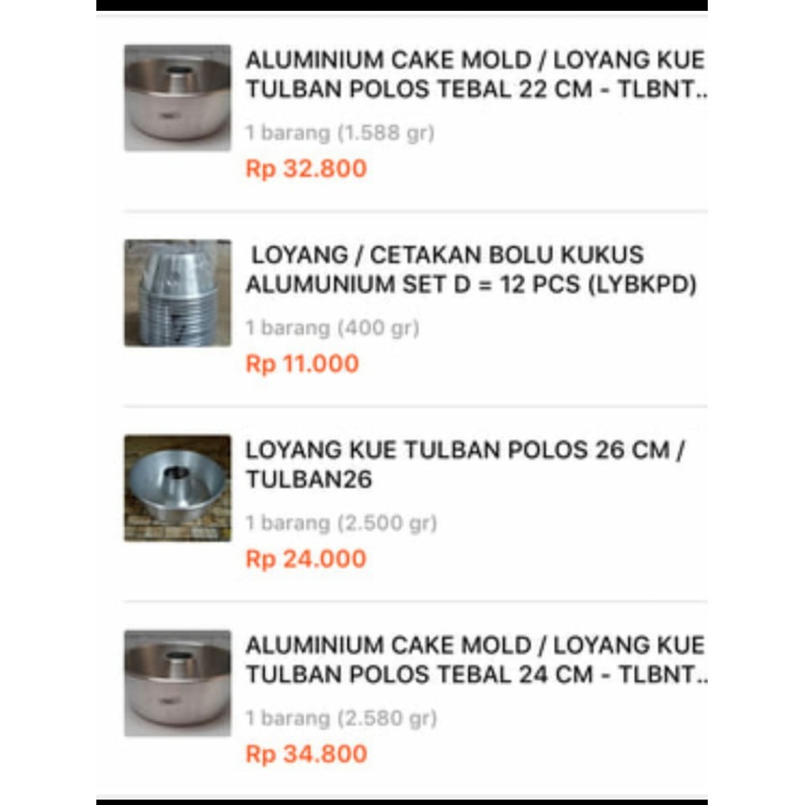 

SALE WV 4709 Aneka Loyang campur (gojek only)