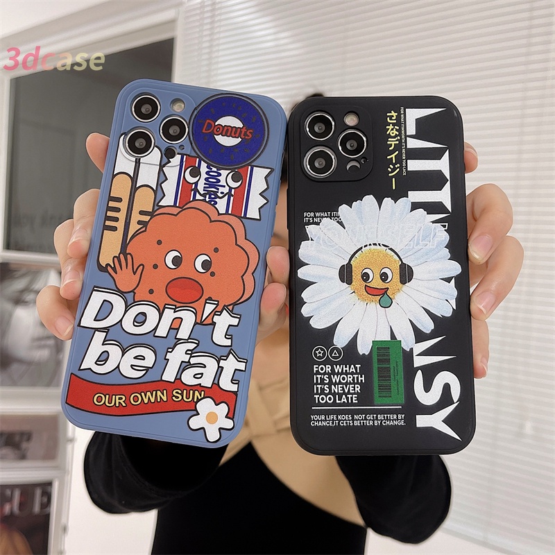 Casing Soft Case TPU Xiaomi Redmi 9 9C NFC 9A 9i 9T 9AT 9 PRO Power 10X POCO C3 M2 PRO Redmi Note 9 8 10 10S 9 PRO MAX 9S Xiaomi Redmi POCO X3 NFC X3 PRO M3 A16 A7 A5S A15 VIVO Y12 Y20 Motif The New Smiley Little Daisy Phone Case