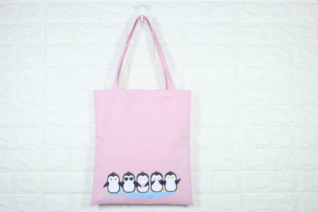 Totebag Semi Canvas Pinguin