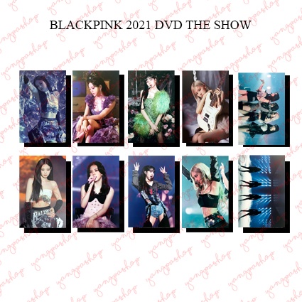 [READY / SET] BLACKPINK DVD THE SHOW 2021 BPIN PHOTOCARD UNOFFICIAL FANMADE YANGPASHOP JENNIE JISOO 