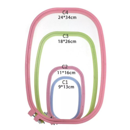 Pemidangan Plastik / Plastic Hoop Persegi Panjang KOTAK RECTANGLE SET