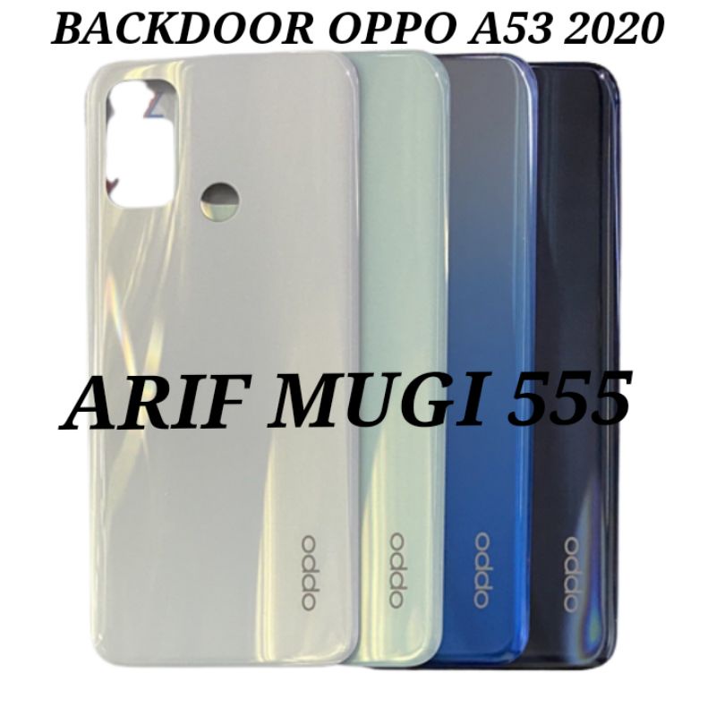 Backdoor Back Cover Tutup Belakang Casing Kesing Housing Oppo A53 2020 Original