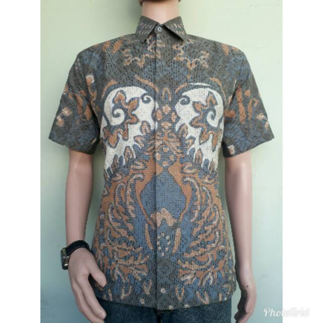 Kemeja batik tulis bahan dobi 509