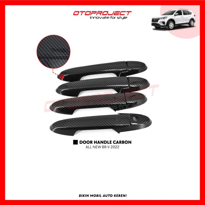 Cover Handle Mobil All New BRV 2022 Door Handle Carbon