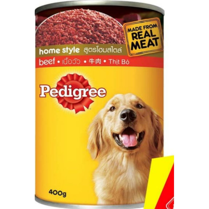 makanan basah anjing pedigree