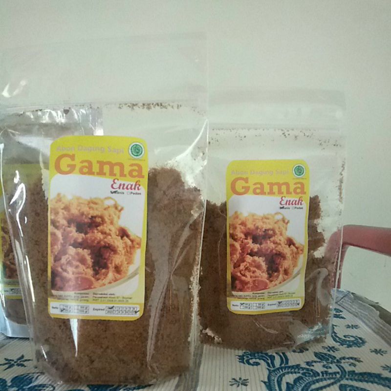 Abon Sapi Enak (1000 grm)/Abon Sapi Gama Murah Lezat