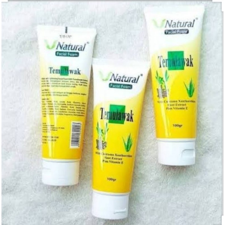v natural facial foam